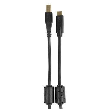 Câble UDG USB 2.0 A-B Jaune Droit 2m