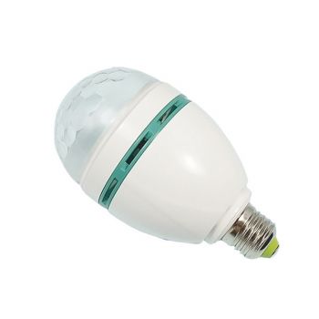 Ampoule E27 Demi Sphère 3x1W RGB